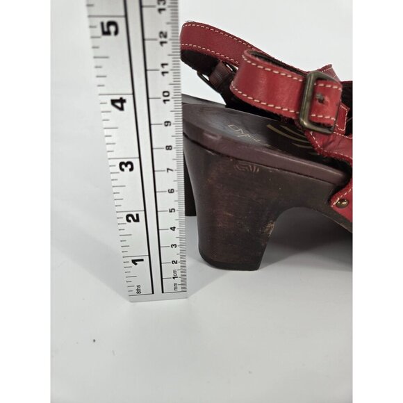 Dansko Red Clog Sling Back Women’s Sandals size 39 - Picture 11 of 12